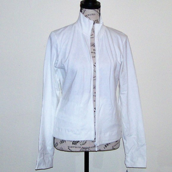 NWT! White Collar Jacket - Picture 1 of 6